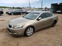 Salvage cars for sale from Copart Colorado Springs, CO: 2010 Honda Accord EXL