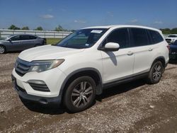 Salvage cars for sale from Copart Houston, TX: 2016 Honda Pilot Exln