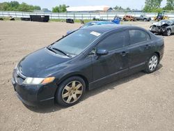 Honda Civic salvage cars for sale: 2007 Honda Civic LX