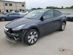 Salvage cars for sale at Wilmer, TX auction: 2022 Tesla Model Y