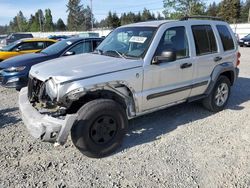 Salvage cars for sale from Copart Graham, WA: 2005 Jeep Liberty Sport