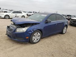 Salvage cars for sale at Amarillo, TX auction: 2012 Chevrolet Cruze LS