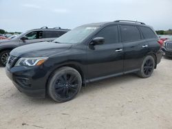 Salvage cars for sale at San Antonio, TX auction: 2018 Nissan Pathfinder S