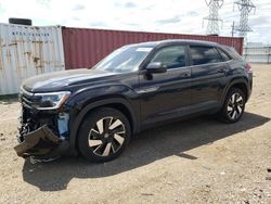 Salvage cars for sale at Elgin, IL auction: 2024 Volkswagen Atlas Cross Sport SE