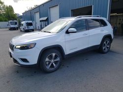 Vehiculos salvage en venta de Copart Anchorage, AK: 2019 Jeep Cherokee Limited