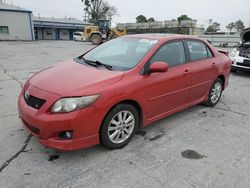 Salvage cars for sale at Tulsa, OK auction: 2010 Toyota Corolla Base