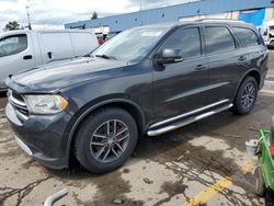 Salvage cars for sale at Woodhaven, MI auction: 2011 Dodge Durango Crew