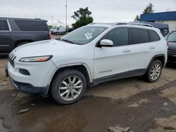 Jeep Cherokee Limited salvage cars for sale: 2014 Jeep Cherokee Limited