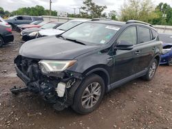 Salvage cars for sale from Copart Hillsborough, NJ: 2018 Toyota Rav4 HV LE