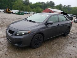 Salvage cars for sale from Copart Mendon, MA: 2009 Toyota Corolla Base