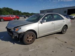 Salvage cars for sale at Gaston, SC auction: 2004 Toyota Camry LE