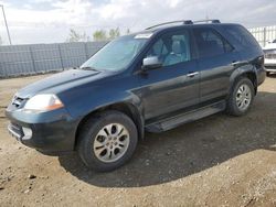 Salvage cars for sale at Nisku, AB auction: 2003 Acura MDX Touring