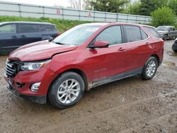 Salvage cars for sale from Copart Davison, MI: 2021 Chevrolet Equinox LT