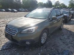 Salvage cars for sale at Madisonville, TN auction: 2016 Subaru Outback 2.5I Premium