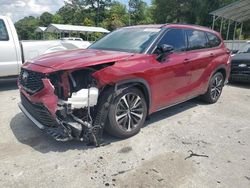 Vehiculos salvage en venta de Copart Savannah, GA: 2022 Toyota Highlander XSE