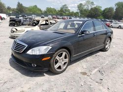 Salvage cars for sale from Copart Madisonville, TN: 2008 Mercedes-Benz S 550