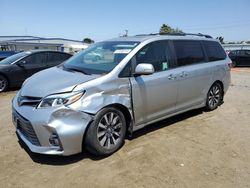 Toyota Sienna xle salvage cars for sale: 2019 Toyota Sienna XLE