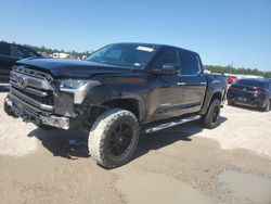 Salvage cars for sale from Copart Houston, TX: 2023 Toyota Tundra Crewmax Limited