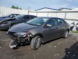 Salvage cars for sale at Albany, NY auction: 2017 Toyota Corolla L