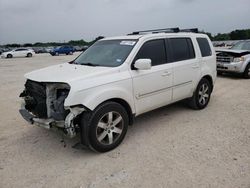 Salvage cars for sale at San Antonio, TX auction: 2013 Honda Pilot Touring