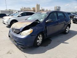 Salvage cars for sale from Copart New Orleans, LA: 2003 Toyota Corolla Matrix XR