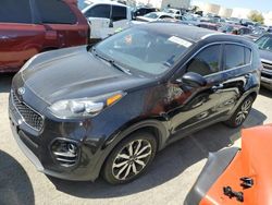 Salvage cars for sale at Martinez, CA auction: 2017 KIA Sportage EX