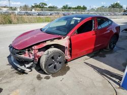 Salvage cars for sale from Copart Orlando, FL: 2023 Tesla Model 3