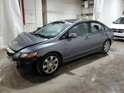 Salvage cars for sale from Copart Leroy, NY: 2009 Honda Civic LX