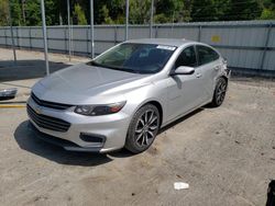 Salvage cars for sale at Savannah, GA auction: 2017 Chevrolet Malibu LT