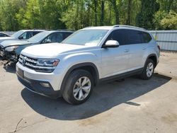 Salvage cars for sale at Glassboro, NJ auction: 2018 Volkswagen Atlas SE