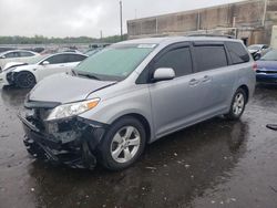Salvage cars for sale at Fredericksburg, VA auction: 2011 Toyota Sienna LE