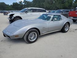 Salvage cars for sale at Ocala, FL auction: 1976 Chevrolet Corvette