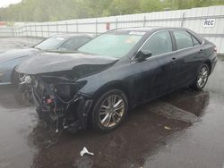 Salvage cars for sale at Assonet, MA auction: 2015 Toyota Camry LE