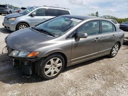 Honda Civic salvage cars for sale: 2008 Honda Civic LX