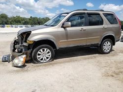 Salvage cars for sale at Apopka, FL auction: 2005 Honda CR-V SE