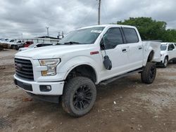 Salvage cars for sale from Copart Oklahoma City, OK: 2017 Ford F150 Supercrew