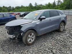 Salvage cars for sale at Windham, ME auction: 2022 KIA Sorento LX