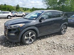 Salvage cars for sale at Candia, NH auction: 2016 Hyundai Tucson Limited