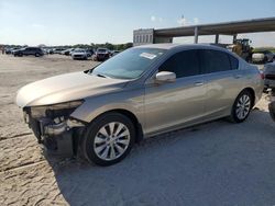 Salvage cars for sale at West Palm Beach, FL auction: 2013 Honda Accord EXL