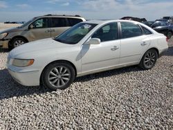 Salvage cars for sale from Copart New Braunfels, TX: 2007 Hyundai Azera SE