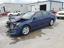 Salvage cars for sale at New Orleans, LA auction: 2018 KIA Optima LX