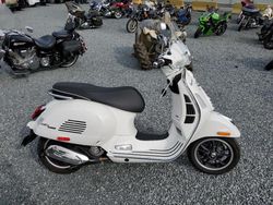 Salvage motorcycles for sale at Concord, NC auction: 2024 Vespa GTS/SEI Giorni 300