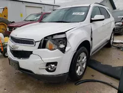Salvage cars for sale at Pekin, IL auction: 2012 Chevrolet Equinox LT