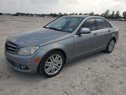 Salvage cars for sale at Houston, TX auction: 2009 Mercedes-Benz C 300 4matic
