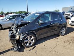 Salvage cars for sale at Woodhaven, MI auction: 2015 Chevrolet Trax LTZ