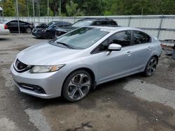 Salvage cars for sale at Savannah, GA auction: 2015 Honda Civic SI