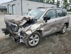 Salvage cars for sale from Copart Arlington, WA: 2015 Subaru Forester 2.5I Limited