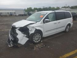 Salvage cars for sale at Pennsburg, PA auction: 2014 Chrysler Town & Country Limited