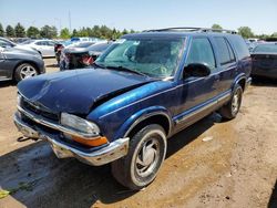 Salvage cars for sale at Elgin, IL auction: 2001 Chevrolet Blazer