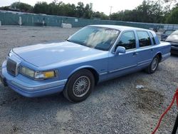 Salvage cars for sale at Riverview, FL auction: 1995 Lincoln Town Car Signature